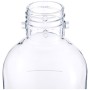 LEVIVO Bottiglia per Gasatore d’Acqua Chiusura Quadrupla a Baionetta, 1 l, Nero, 8 x 8 x 28 cm