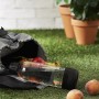 LEVIVO Bottiglia per Gasatore d’Acqua Chiusura Quadrupla a Baionetta, 1 l, Nero, 8 x 8 x 28 cm