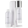 Levivo Set Gasatore d'Acqua con 2 Bottigle in PET Senza Bambola di CO², Bianco