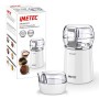Imetec CG1 100 Macina Caffè e Spezie Elettrico con Lame in Acciaio Inox, Contenitore Salva-Freschezza, Funzionamento a Impulsi,