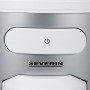 Severin KM 3873 Macinacaffè (Sistema Conico di Macinatura) 150W Bianco/Argento