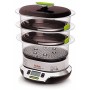 Tefal VS4003 Vitacuisine Compact Vaporiera con Funzione Vitamine Plus, Display Digitale, Ricettario Incluso