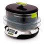 Tefal VS4003 Vitacuisine Compact Vaporiera con Funzione Vitamine Plus, Display Digitale, Ricettario Incluso