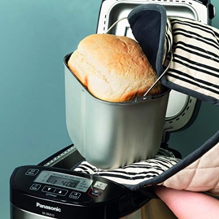 Panasonic SD-ZB2512KXE Macchina del Pane con Recipiente da 1.2 kg e Lama Impastatrice Rivestiti in Diamond Fluorol, 550 watt , A