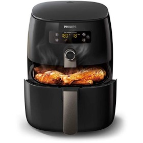 Philips Friggitrice HD9741/10 Airfryer Low-Oil e Multicooker con Tecnologia TwinTurboStar, 1500 W, 0.8 kg, Nero