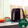 Philips Friggitrice HD9741/10 Airfryer Low-Oil e Multicooker con Tecnologia TwinTurboStar, 1500 W, 0.8 kg, Nero