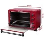 Oursson Forno elettrico a convezione, 30 litri, 12 combinazioni di cottura, funzione di pulizia automatica, 1500 watt (30 L)