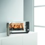 Whirlpool MWF 426 SL Forno a Microonde Extra Space, 25 Litri, Argento, con griglia alta, piatto Crisp + maniglia