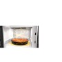 Whirlpool MWF 426 SL Forno a Microonde Extra Space, 25 Litri, Argento, con griglia alta, piatto Crisp + maniglia