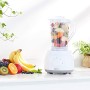 AmazonBasics - Robot e frullatore da cucina, 600 W, ciotola da 2,4 L e caraffa per frullatore da 1,25 L