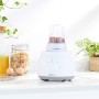 AmazonBasics - Robot e frullatore da cucina, 600 W, ciotola da 2,4 L e caraffa per frullatore da 1,25 L