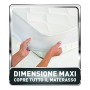 Imetec Sensitive Maxi Scaldasonno Matrimoniale, si Adatta ai Cambi di Temperatura, Tessuto Anallergico, Electro Block, 6 Tempera