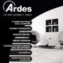 Ardes AR4W03P Week Termoventilatore Ceramico da Parete, Display Digitale e Programmatore Settimanale, Timer 12 H, con Telecomand