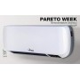 Ardes AR4W03P Week Termoventilatore Ceramico da Parete, Display Digitale e Programmatore Settimanale, Timer 12 H, con Telecomand