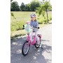 BABY born Fahrradsitz 43cm Play&Fun-Seggiolino per Bicicletta, 43 cm, Colore Rosa + Menta, 827277