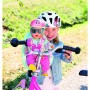 BABY born Fahrradsitz 43cm Play&Fun-Seggiolino per Bicicletta, 43 cm, Colore Rosa + Menta, 827277