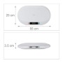 little Choice Bilancia Digitale per Bimbi, per Neonati Fino a 20 kg, Anche per Piccoli Animali Batterie Incluse, Bianco