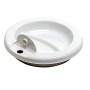 Rotho Babydesign Piatto riscaldabile, Da 6 mesi, Modern Feeding, Design Modern Elephants, 20,5 x 4,6 cm, Bianco/Grigio, 30020025
