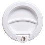 Rotho Babydesign Piatto riscaldabile, Da 6 mesi, Modern Feeding, Design Modern Elephants, 20,5 x 4,6 cm, Bianco/Grigio, 30020025