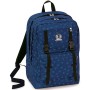Zaino Duffy Invicta Triangle, Blu, 30 Lt, Doppio Scomparto, Tasca Porta Laptop fino a 15'', 45 cm
