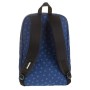 Zaino Duffy Invicta Triangle, Blu, 30 Lt, Doppio Scomparto, Tasca Porta Laptop fino a 15'', 45 cm