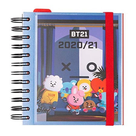 Grupo Erik ADPM2006 - Diario Scuola Giornaliero 2020/2021, 11 mesi, 14x16 cm - BT21