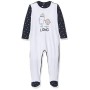 Chicco Tutina Apertura sul patello, Blu (Blu Bianco 086), 50 (Taglia Produttore:050) Unisex-Bimbi