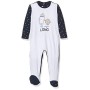 Chicco Tutina Apertura sul patello, Blu (Blu Bianco 086), 50 (Taglia Produttore:050) Unisex-Bimbi
