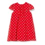 Chicco Abito Manica Corta Vestito, Rosso (Rosso A Pois Bianco 076), 74 (Taglia Produttore:074) Bimba