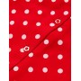 Chicco Abito Manica Corta Vestito, Rosso (Rosso A Pois Bianco 076), 74 (Taglia Produttore:074) Bimba