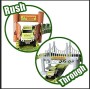 Kit Giocattolo Dinosauro Giurassico Mondiale e 142 Piste Flessibili Contiene 2 Dinosauri,1 Veicolo Militare,4 Alberi,2 Slope Ped