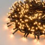 XMASKING Catena 24,5 m, 600 LED Bianco Caldo Traditional, con Memory Controller, Cavo Verde, 24V, Esterno