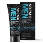 Marchio Amazon - Solimo Uomo detergente viso al carbone attivo con pantenolo e vitamina E, 4x150ml