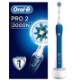Oral-B Pro 2 2000 Spazzolino Elettrico Ricaricabile, 1 Spazzolino con Sensore di Pressione dello Spazzolamento Visibile, 1 Testi