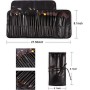 GUSODOR 24PCs Trucco Pennelli Kit | Cosmetici Spazzola Maniglia Legno Set Professionale - Spazzole Per Ombretto Polvere, Crema, 