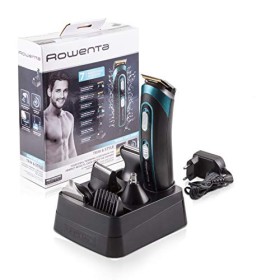 Rowenta TN9130 Trim&Style Grooming Kit 7 in 1 Uomo, Rasoio & Rifinitore Multifunzione per Viso, Barba e Corpo, Tecnologia Wet&Dr