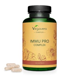 DIFESE IMMUNITARIE Vegavero® | RINFORZO naturale per il Sistema Immunitario | con Echinacea e Vitamina C | SENZA ADDITIVI | 120