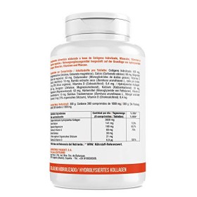 Collagene idrolizzato con calcio per le ossa e articolazioni - Integratore di collagene con vitamina C e vitamina D per aiutare 