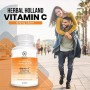 Vitamina C 1000mg 90 cpr. Herbal Holland - supplemento vit. C vegan/gluten-free con bioflavonoidi e rosa canina per un miglior s