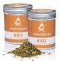Strandküche Klitmøller Spezie BBQ 2x30 g I Spezie Aromatiche per Barbecue e Marinatura a Secco con Maggiorana Coriandolo Noce 