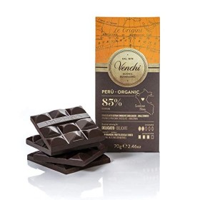 Venchi Tavoletta Astucciata di Cioccolato Fondente Perù Bio 85% 70g