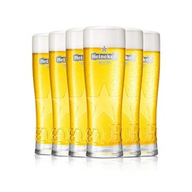 HEINEKEN | Bicchieri di Birra | 25 cl / 250 ml | Set da 6 | Bicchieri di Alta Qualità
