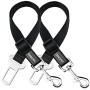 Omorc - Guinzaglio di sicurezza regolabile per cani, per auto, in nylon robusto, lunghezza di 49-71 cm