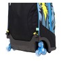 TROLLEY TRE RUOTE - FACCE DA SJ - Rosso - 34 Lt - Scuola e viaggio - 3 wheels