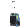 TROLLEY TRE RUOTE - FACCE DA SJ - Rosso - 34 Lt - Scuola e viaggio - 3 wheels
