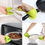 VEGCOO Silicone Presine Presina, 6 Pezzi Mini Guanto da Forno Silicone Guanti per Forno, Antiscivolo, Anti-Scottatura, Resistent