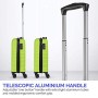 Valigia Trolley da Viaggio Rigida - Idonea Ryanair e Easyjet 55x40x20 cm - Bagaglio a Mano Ultra Leggero in ABS con Chiusura TSA