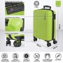 Valigia Trolley da Viaggio Rigida - Idonea Ryanair e Easyjet 55x40x20 cm - Bagaglio a Mano Ultra Leggero in ABS con Chiusura TSA