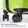 Valigia Trolley da Viaggio Rigida - Idonea Ryanair e Easyjet 55x40x20 cm - Bagaglio a Mano Ultra Leggero in ABS con Chiusura TSA