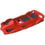 AlpenGaudi Bob Alpen Double Race, Slitte da Neve Unisex Bambino, Rosso, Taglia Unica